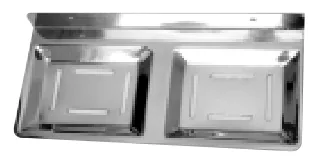 SS Double Soap Dish