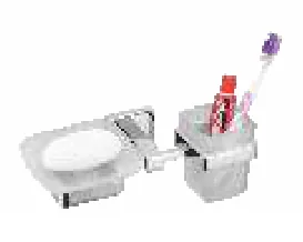 Soap Dish Cum Tumbler Holder